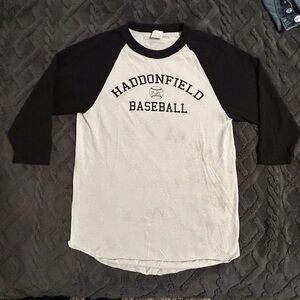 🎃”Haddonfield Baseball” Michael Myers Horror Halloween Baseball Tee Black White
